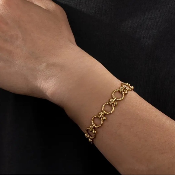 Elegant Gold Double-Layered Chain with Lobster Claw Clasp - Picture 2 of 8